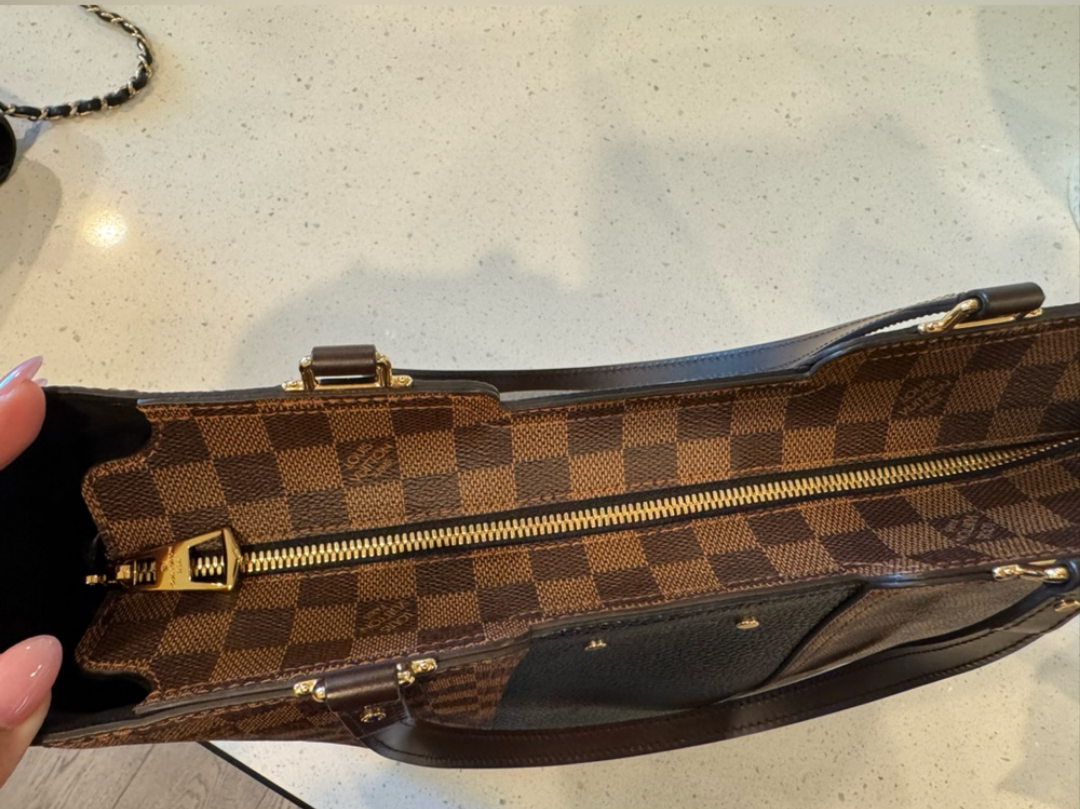 Louis Vuitton Damier Ebene Jersey Tote