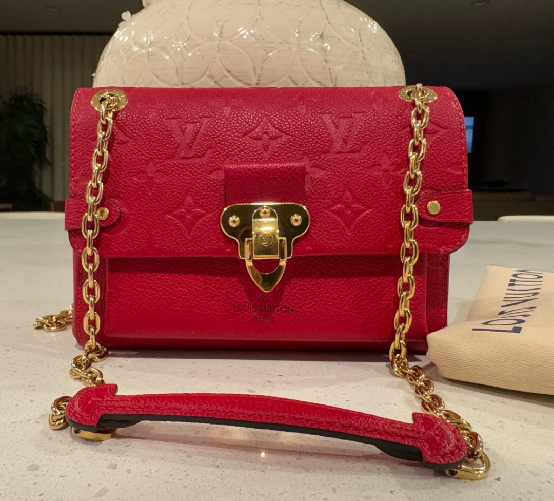 Louis Vuitton Empreinte Leather Vavin BB in Scarlett
