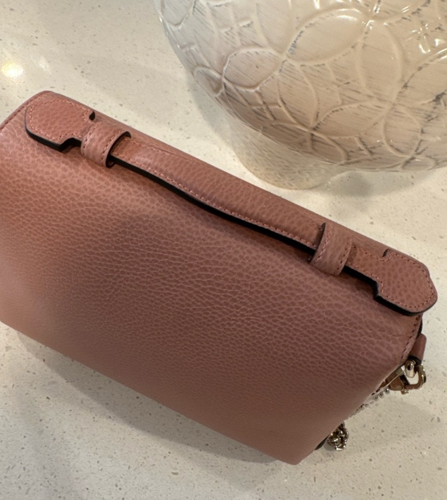 Gucci Pink Interlocking G Top Handbag