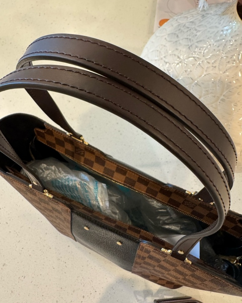 Louis Vuitton Damier Ebene Jersey Tote