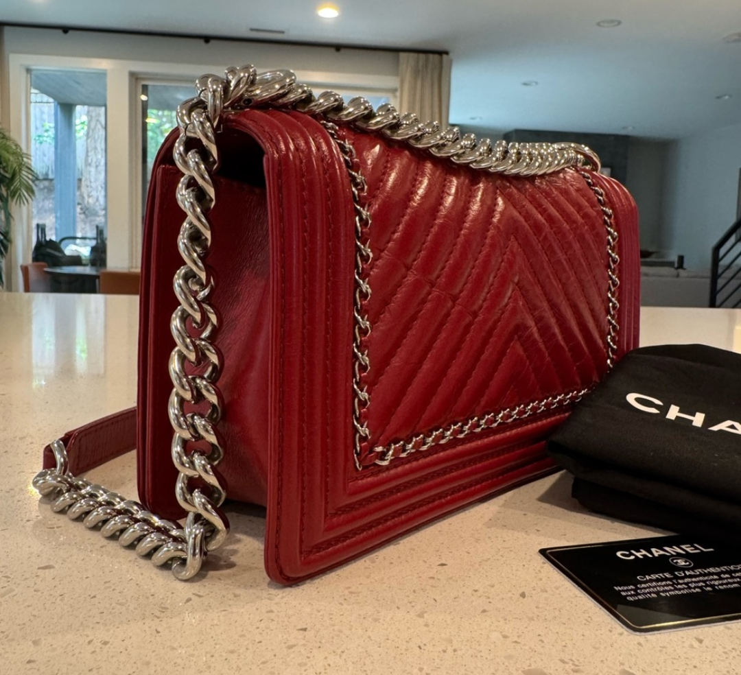 Chanel Chain Around Boy Bag- Medium