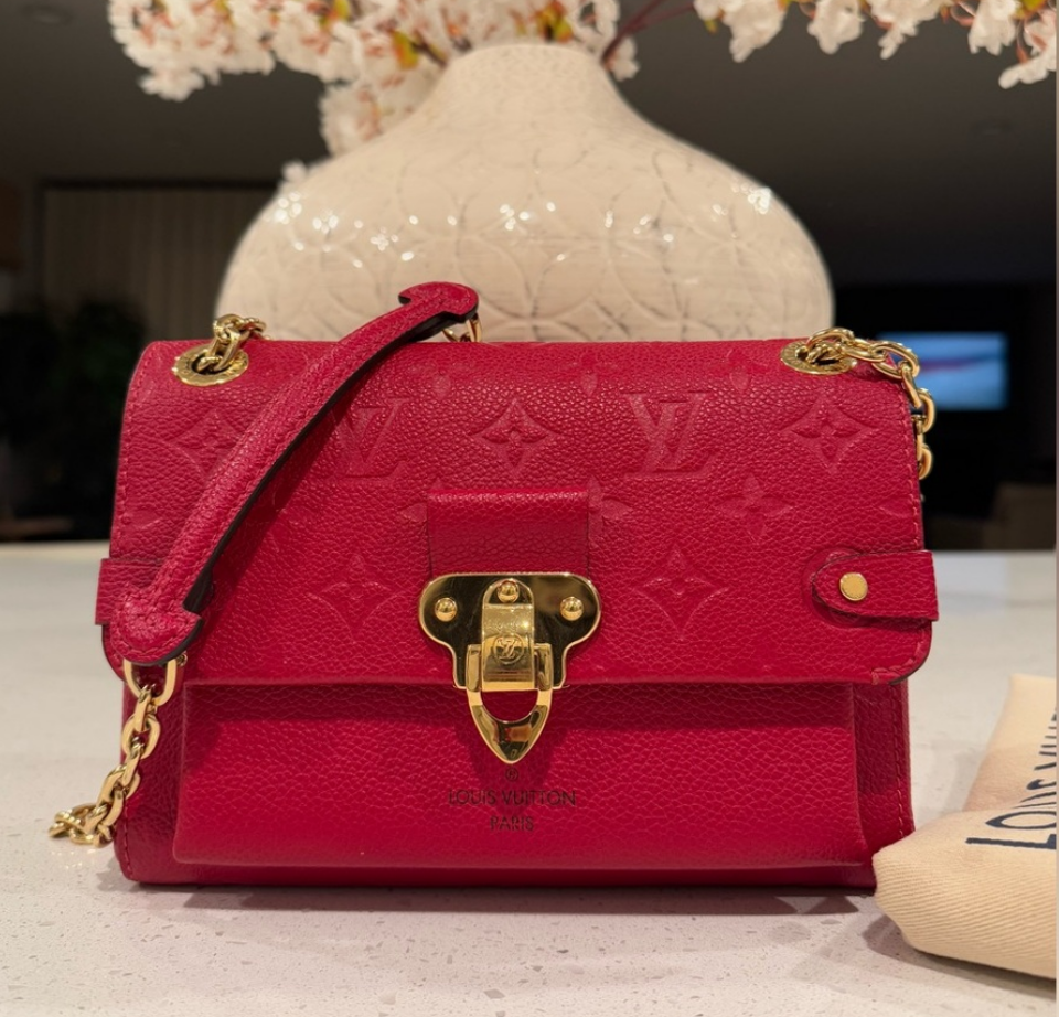 Louis Vuitton Empreinte Leather Vavin BB in Scarlett