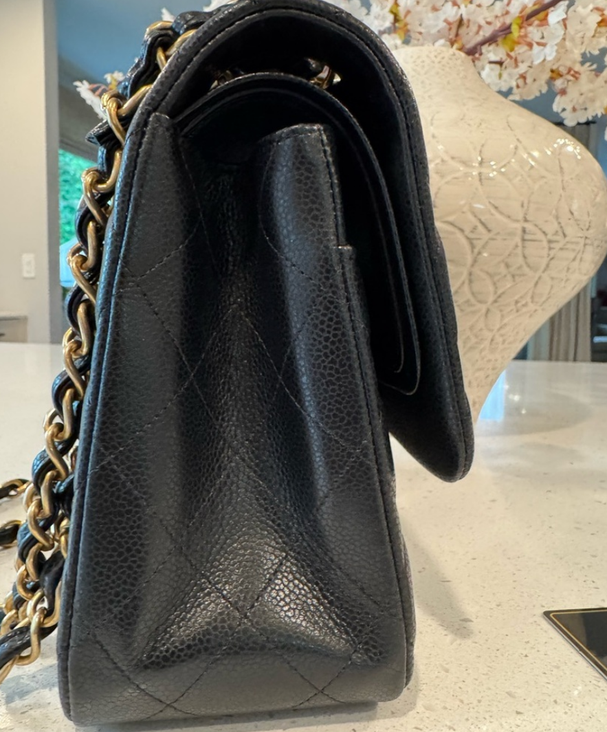 Chanel Caviar Jumbo Double Flap Bag