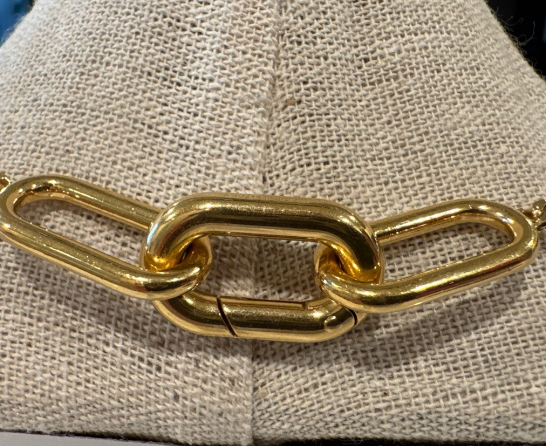 Louis Vuitton My Chain Link LV Logo Necklace