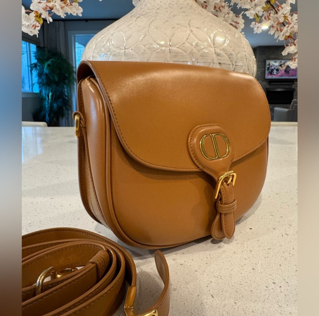 Christian Dior Box Calfskin Bobby Flap Bag