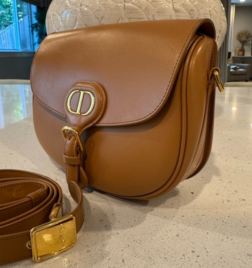 Christian Dior Box Calfskin Bobby Flap Bag