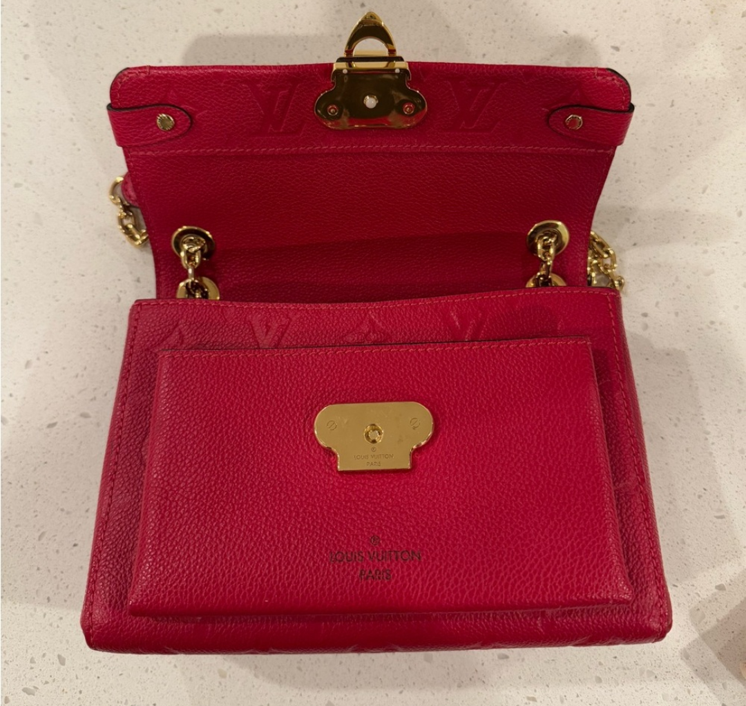 Louis Vuitton Empreinte Leather Vavin BB in Scarlett