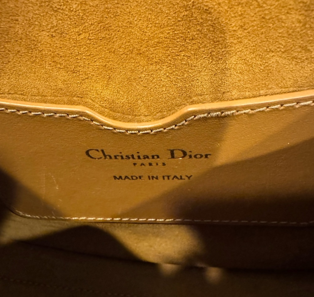 Christian Dior Box Calfskin Bobby Flap Bag