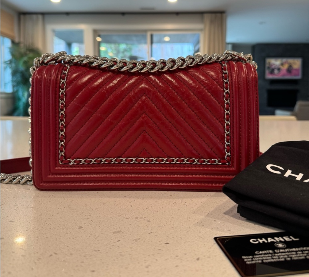 Chanel Chain Around Boy Bag- Medium