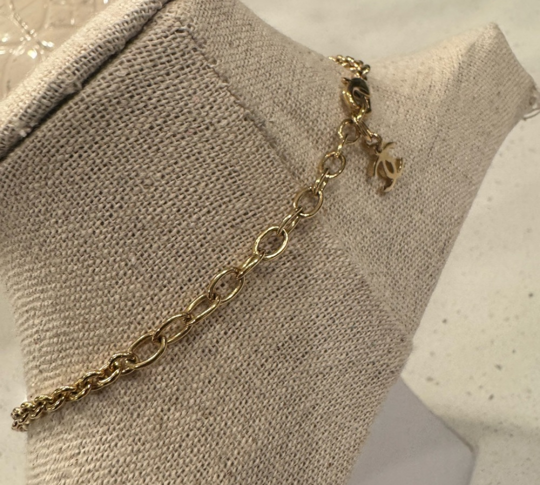 Chanel Crystal-Embellished Heart Necklace – Rare Collector's Piece