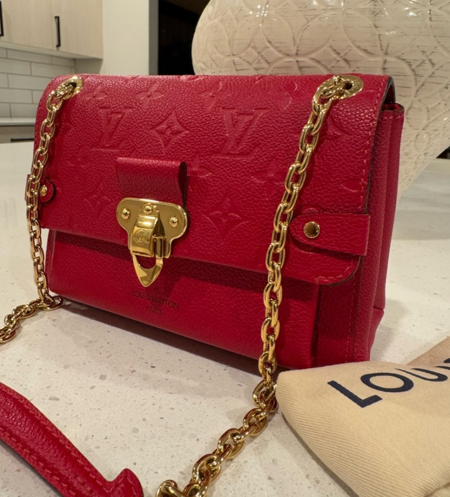 Louis Vuitton Empreinte Leather Vavin BB in Scarlett