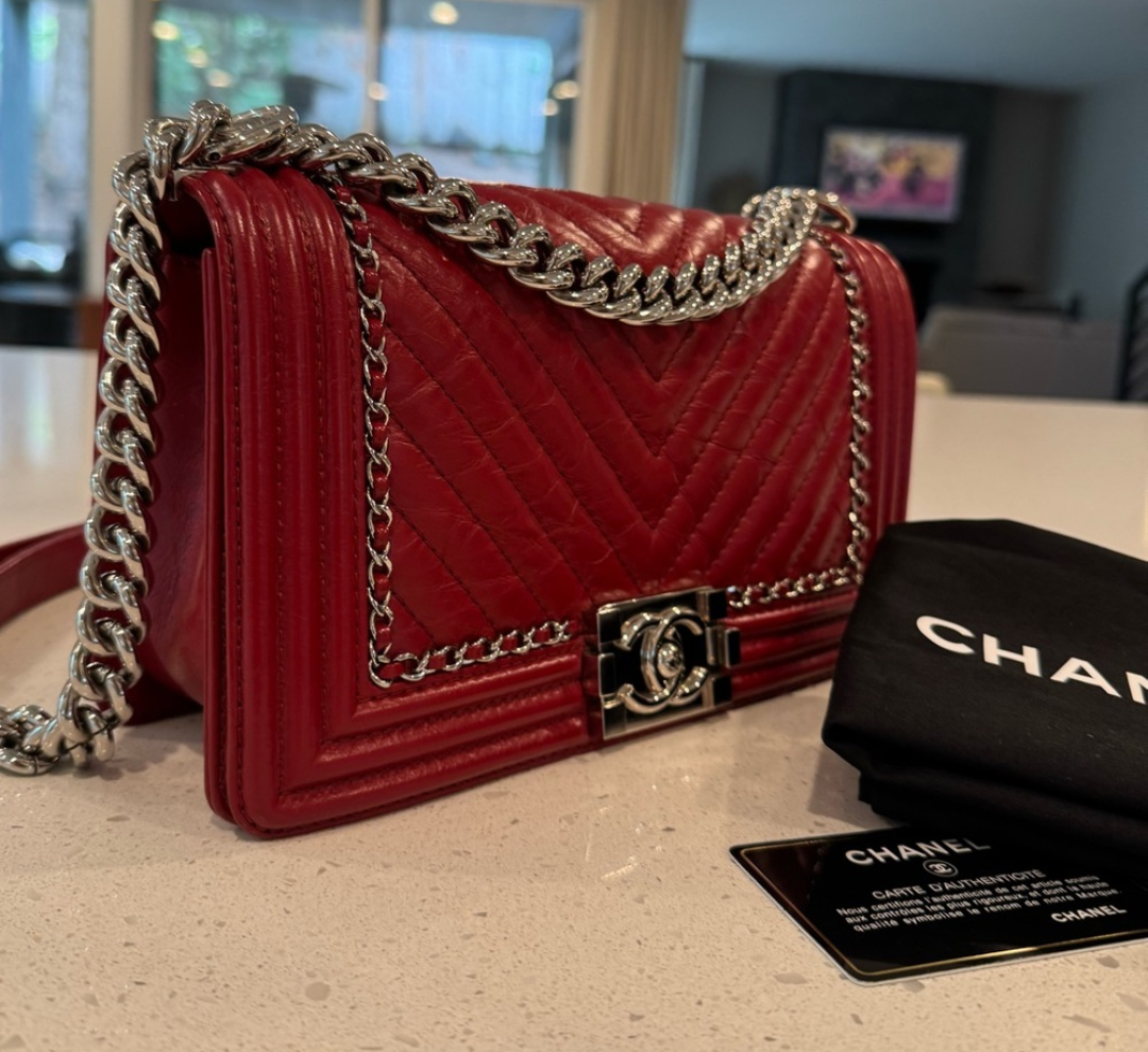 Chanel Chain Around Boy Bag- Medium