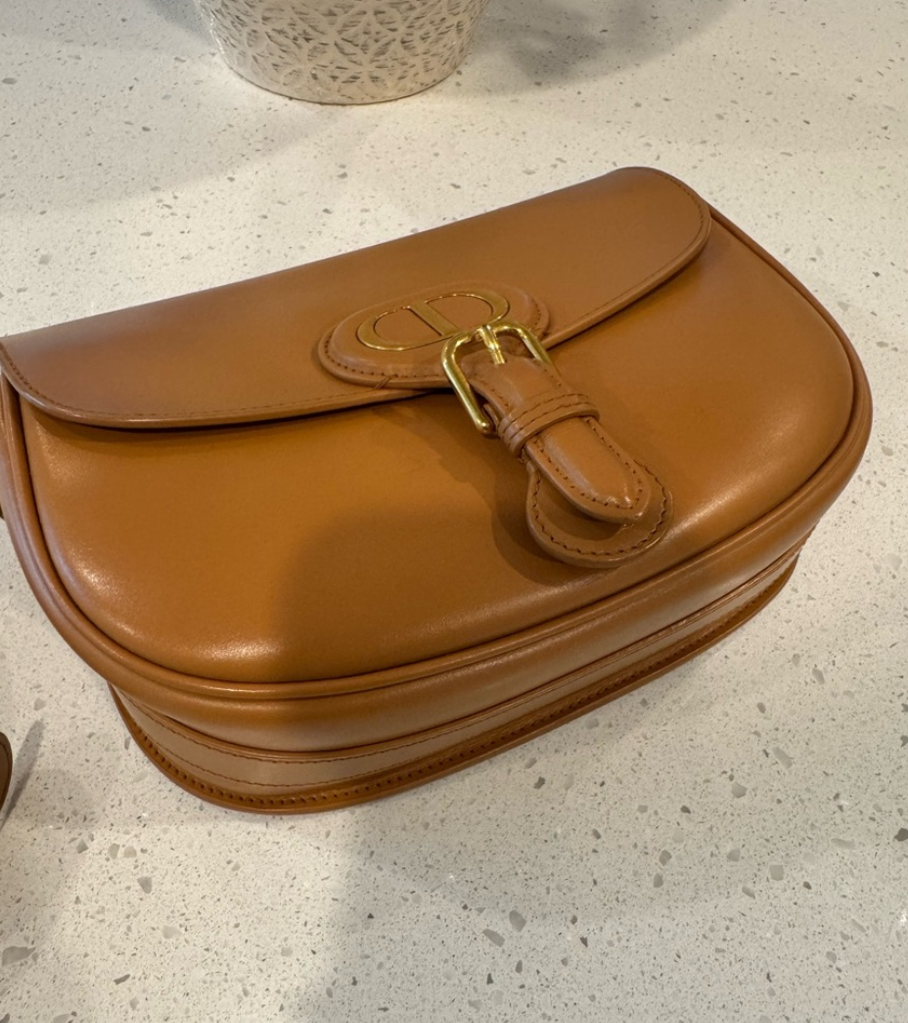 Christian Dior Box Calfskin Bobby Flap Bag