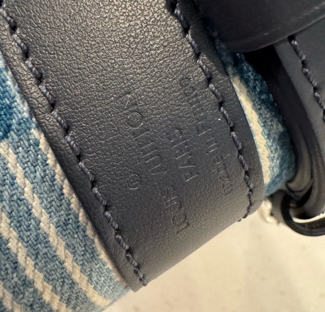 Louis Vuitton Virgil Abloh Blue Watercolor