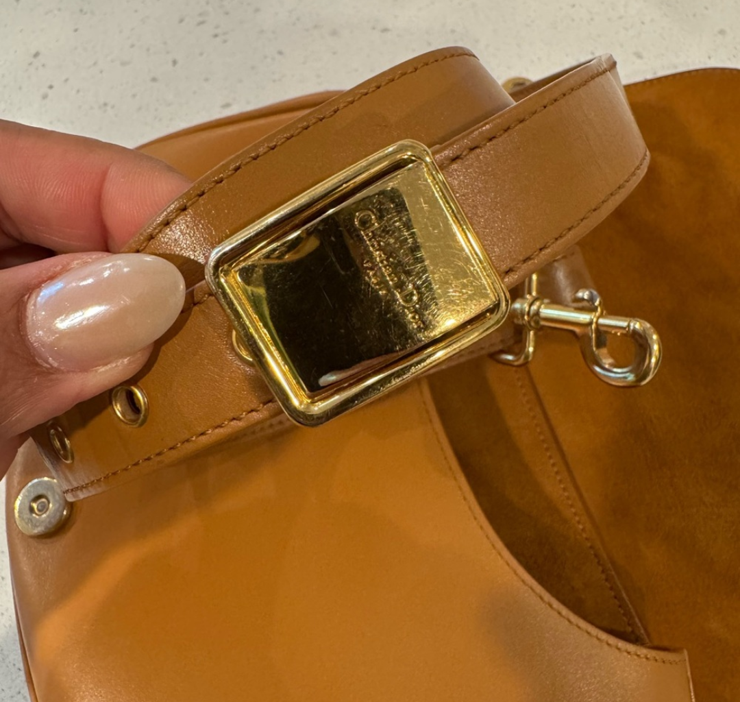 Christian Dior Box Calfskin Bobby Flap Bag