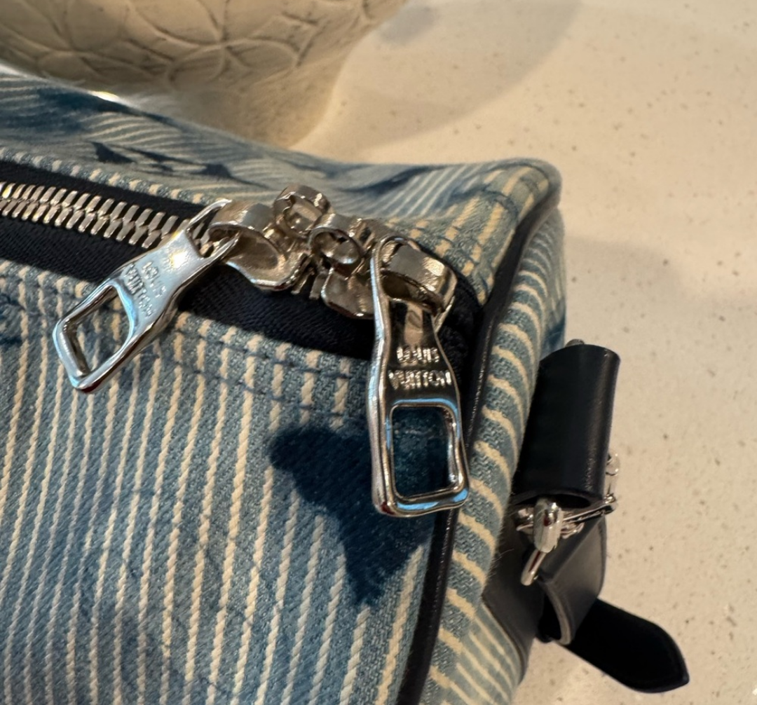 Louis Vuitton Virgil Abloh Blue Watercolor