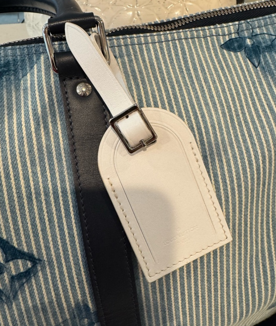 Louis Vuitton Virgil Abloh Blue Watercolor