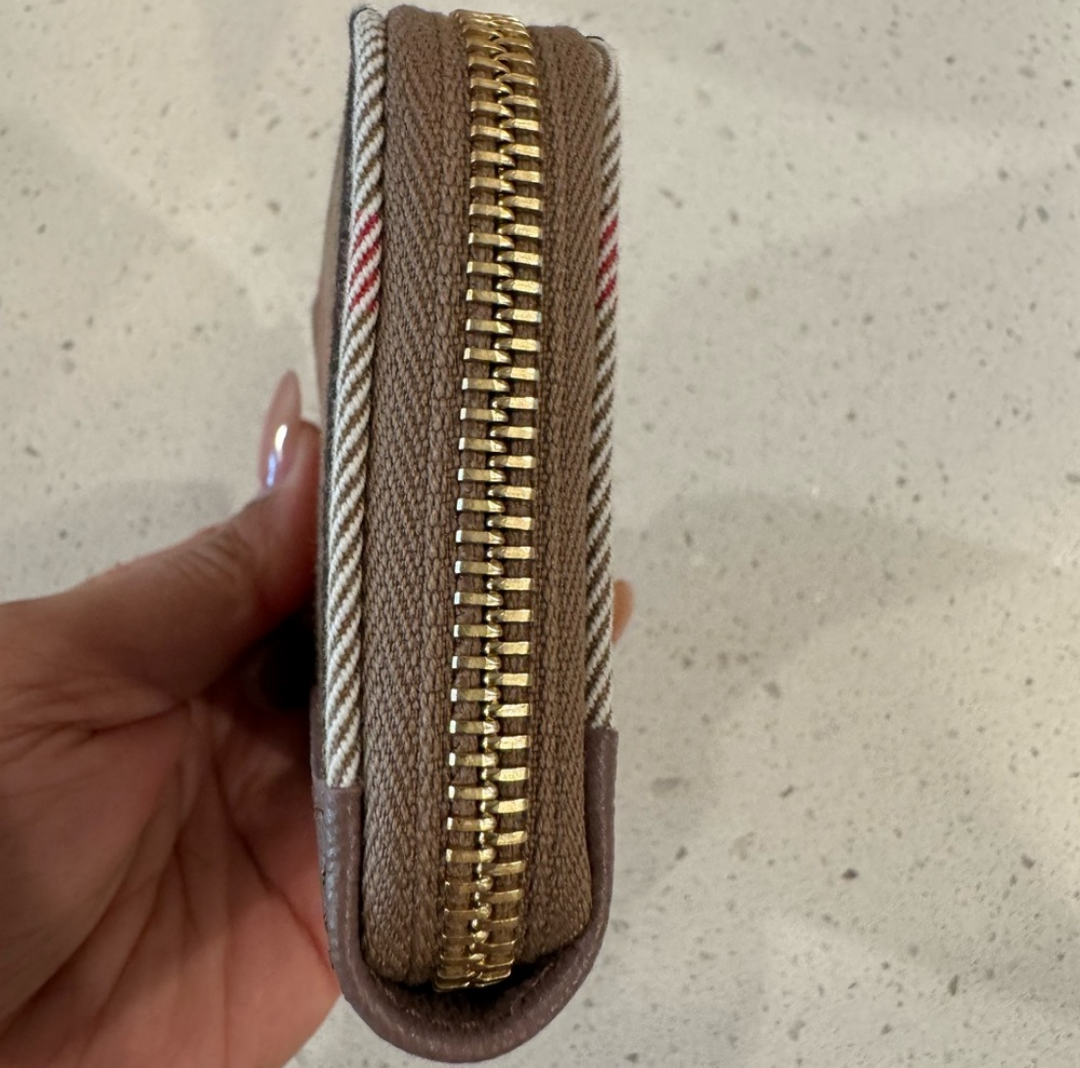 Burberry Small Zippy Cardholder Wallet