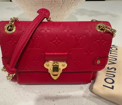 Louis Vuitton Empreinte Leather Vavin BB in Scarlett