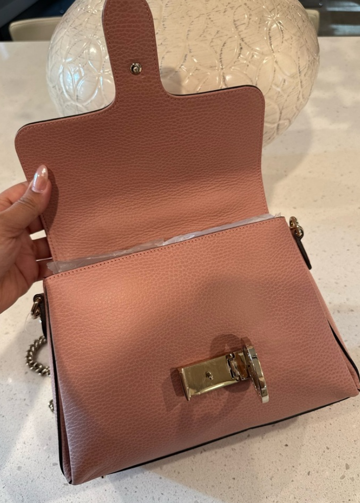 Gucci Pink Interlocking G Top Handbag
