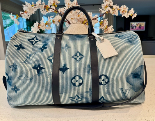 Louis Vuitton Virgil Abloh Blue Watercolor