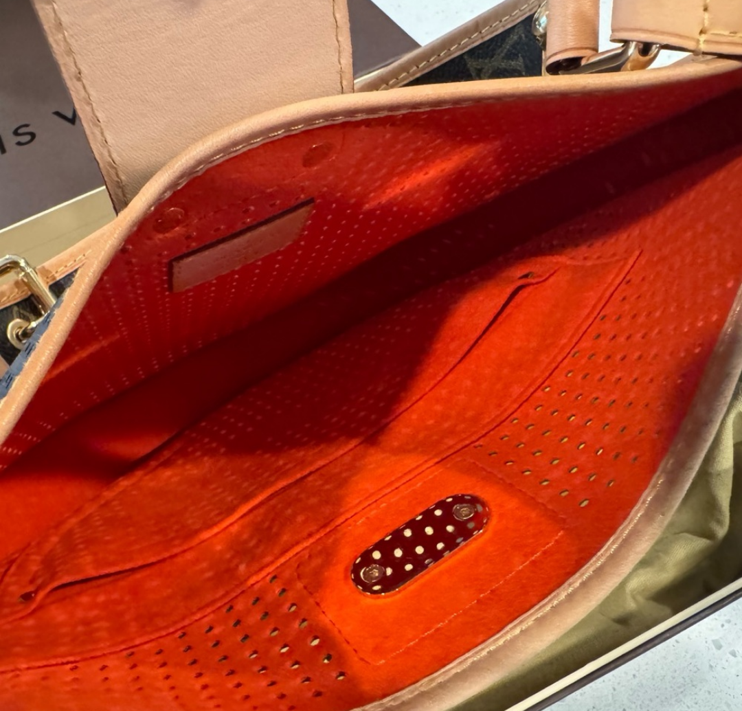 Louis Vuitton Monogram Perforated Demi-Lune Shoulder bag