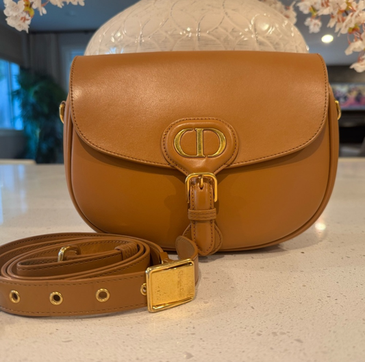 Christian Dior Box Calfskin Bobby Flap Bag