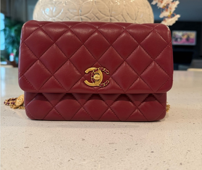 Chanel Precious Buttons Quilted Flap Bag