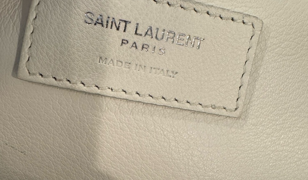 Saint Laurent Cabas Hearts Logo Bag