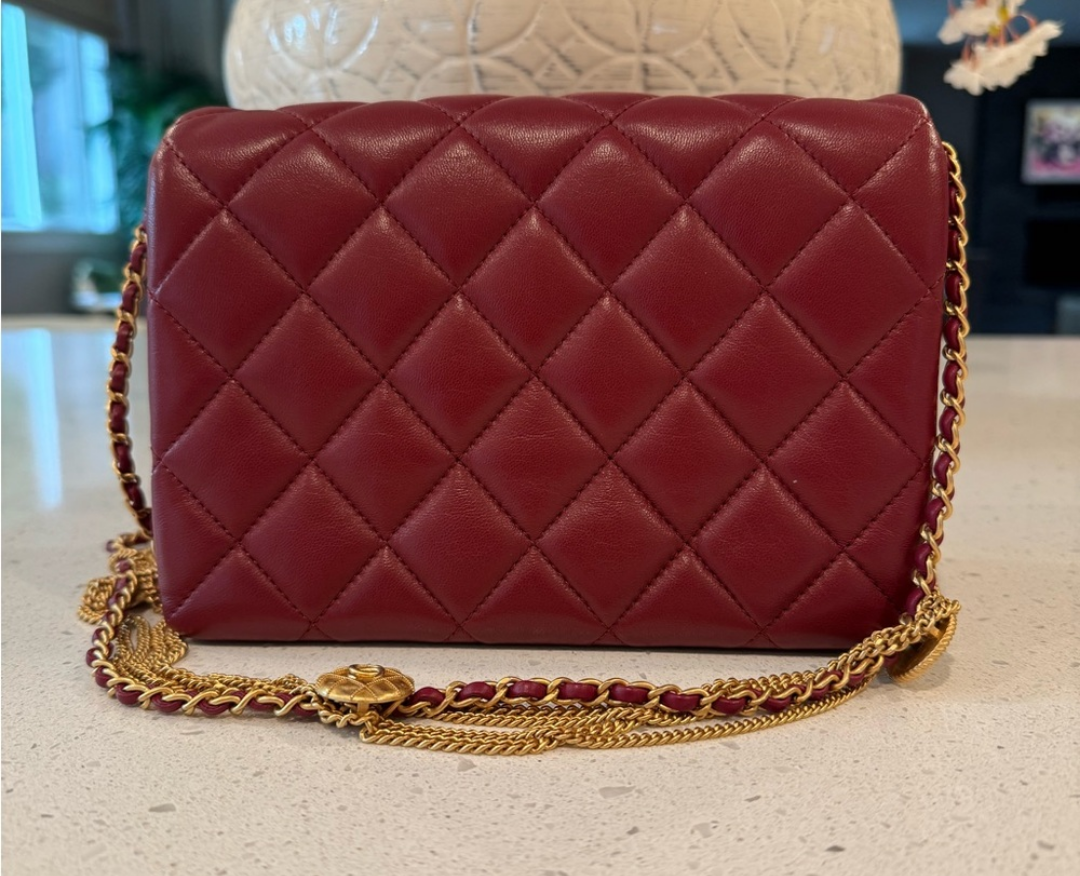 Chanel Precious Buttons Quilted Flap Bag