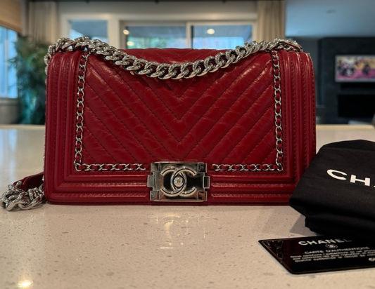 Chanel Chain Around Boy Bag- Medium