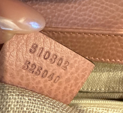 Gucci Pink Interlocking G Top Handbag