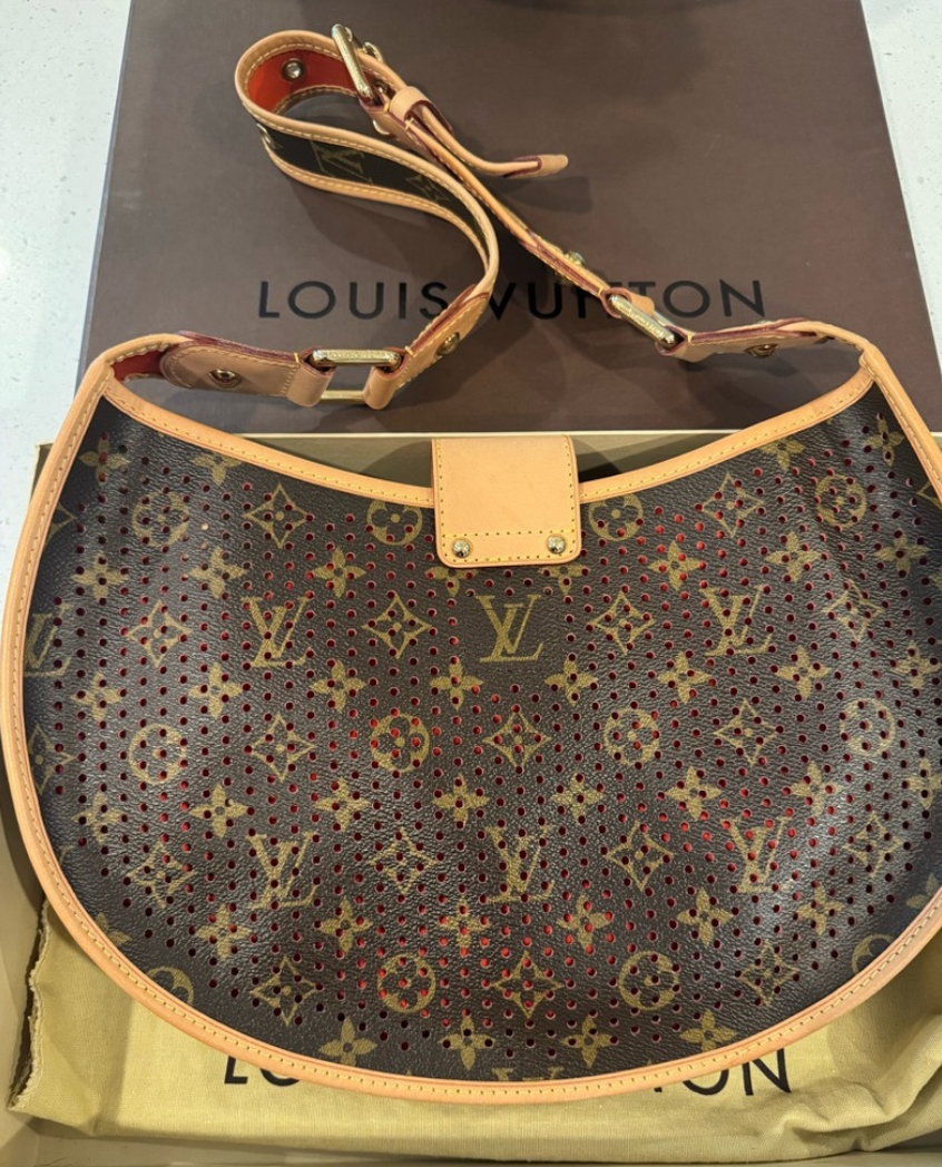 Louis Vuitton Monogram Perforated Demi-Lune Shoulder bag