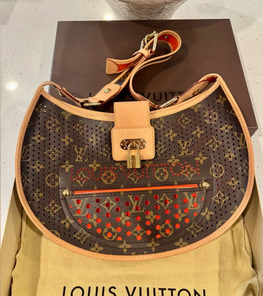 Louis Vuitton Monogram Perforated Demi-Lune Shoulder bag