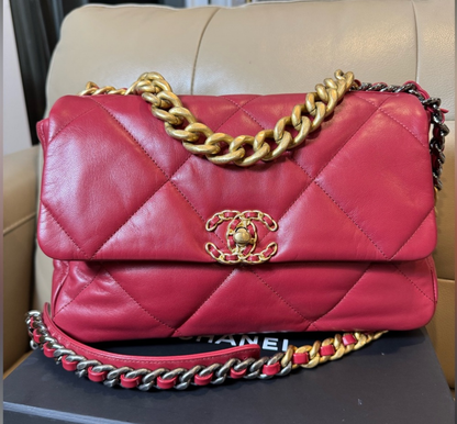 Chanel 19 Large Quilted Handbag