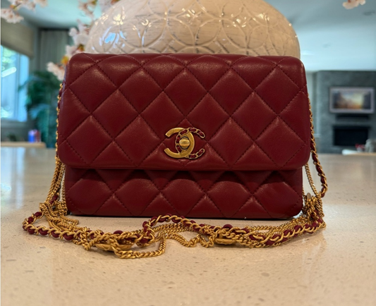 Chanel Precious Buttons Quilted Flap Bag