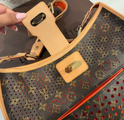 Louis Vuitton Monogram Perforated Demi-Lune Shoulder bag