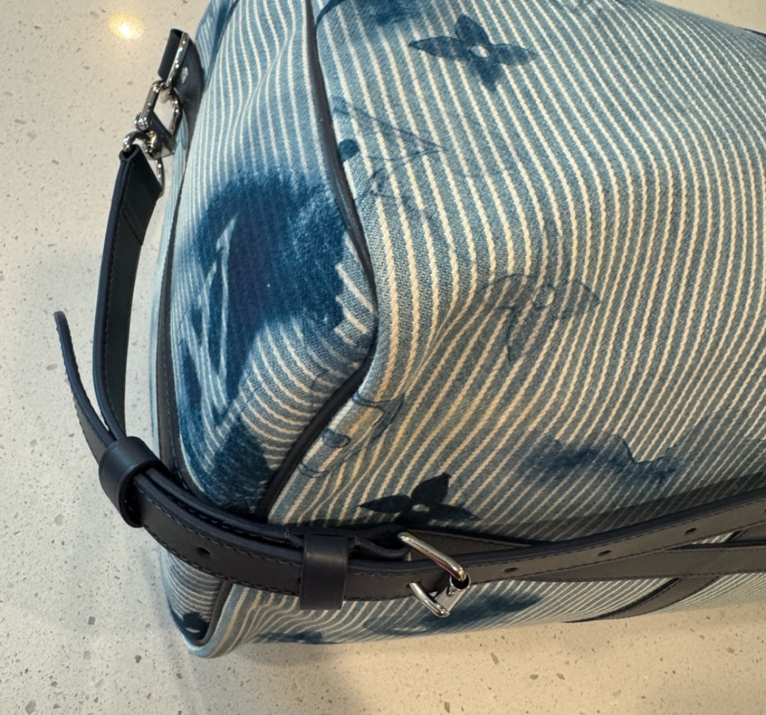 Louis Vuitton Virgil Abloh Blue Watercolor