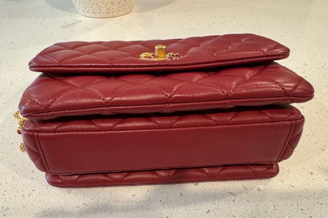 Chanel Precious Buttons Quilted Flap Bag