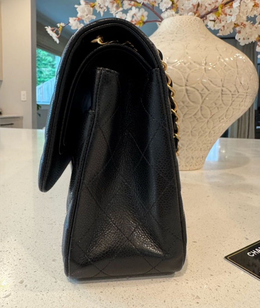 Chanel Caviar Jumbo Double Flap Bag