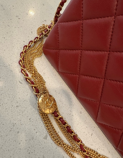 Chanel Precious Buttons Quilted Flap Bag