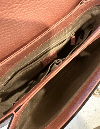 Gucci Pink Interlocking G Top Handbag