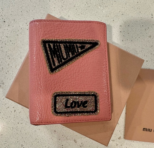 Miu Miu Bifold Pink Wallet
