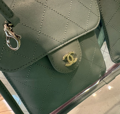 Chanel Coco Splash Large Tote Bag Multi color Clear
