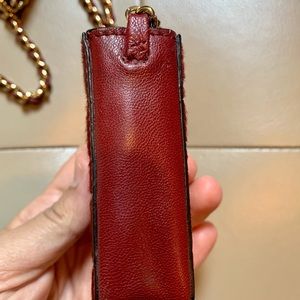 Chanel Ponyhair and leather lipstick bag