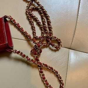 Chanel Ponyhair and leather lipstick bag