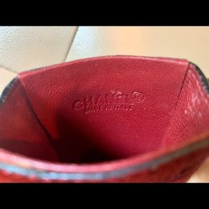 Chanel Ponyhair and leather lipstick bag