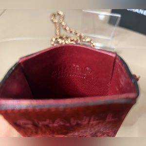 Chanel Ponyhair and leather lipstick bag