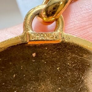 Authentic Chanel  Medallion Chain Necklace