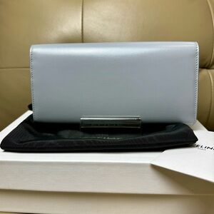 Celine Triomphe Large Flap Wallet in Shiny Calfskin